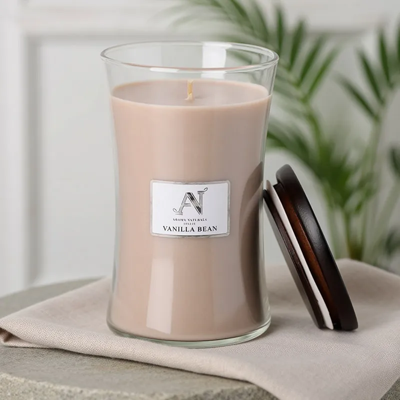 Aroma Naturals Contemporary Candle Vanilla Bean 607G Medium