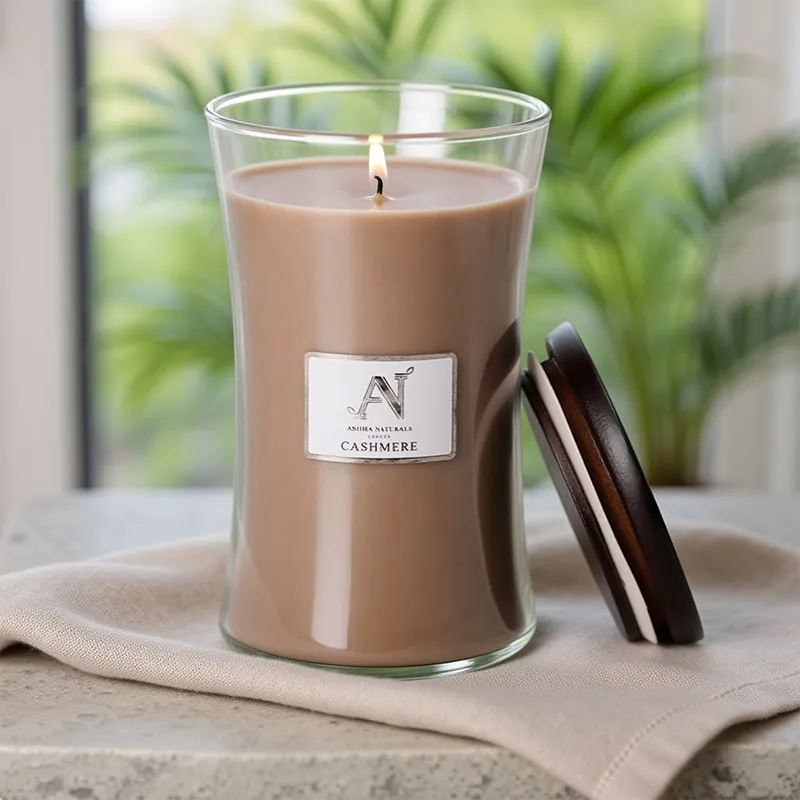 [VDC-ANLCRCM001BR] Aroma Naturals Contemporary Candle Cashmere 607G Medium