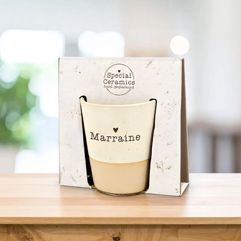 [VDC-00125107] Tasse Céramique Spéciale FR "MARRAINE"