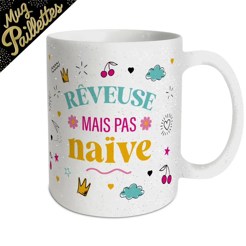 [STC-CD10315V09] Mug A Paillettes Reveuse