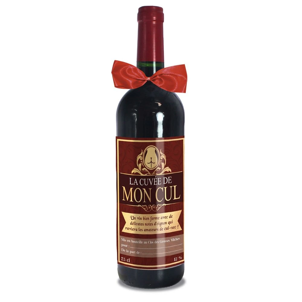[STC-CD6940_33] Vin Rouge Vce Humo "Cuvee De Mon Cul"