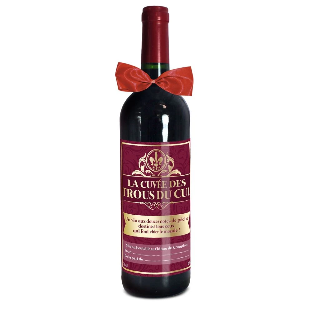 [STC-CD6940_35] Vin Rouge Vce Humo "La Cuvee Des Trous Du Cul"