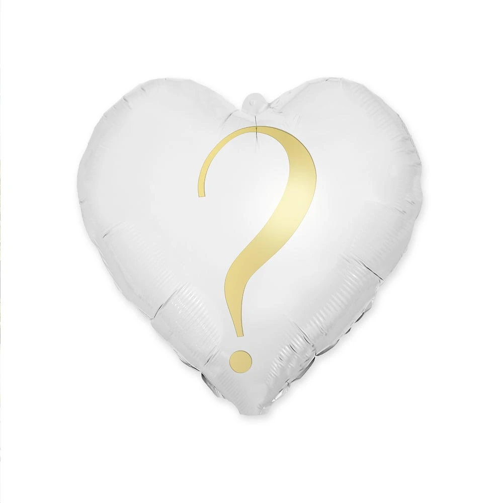 Ballon Metal Coeur Gender Reveal