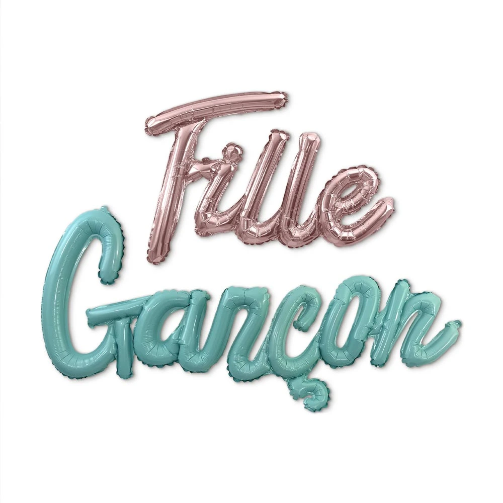[STC-CD7411] Guirlande Mots Gonflables Gender Reveal