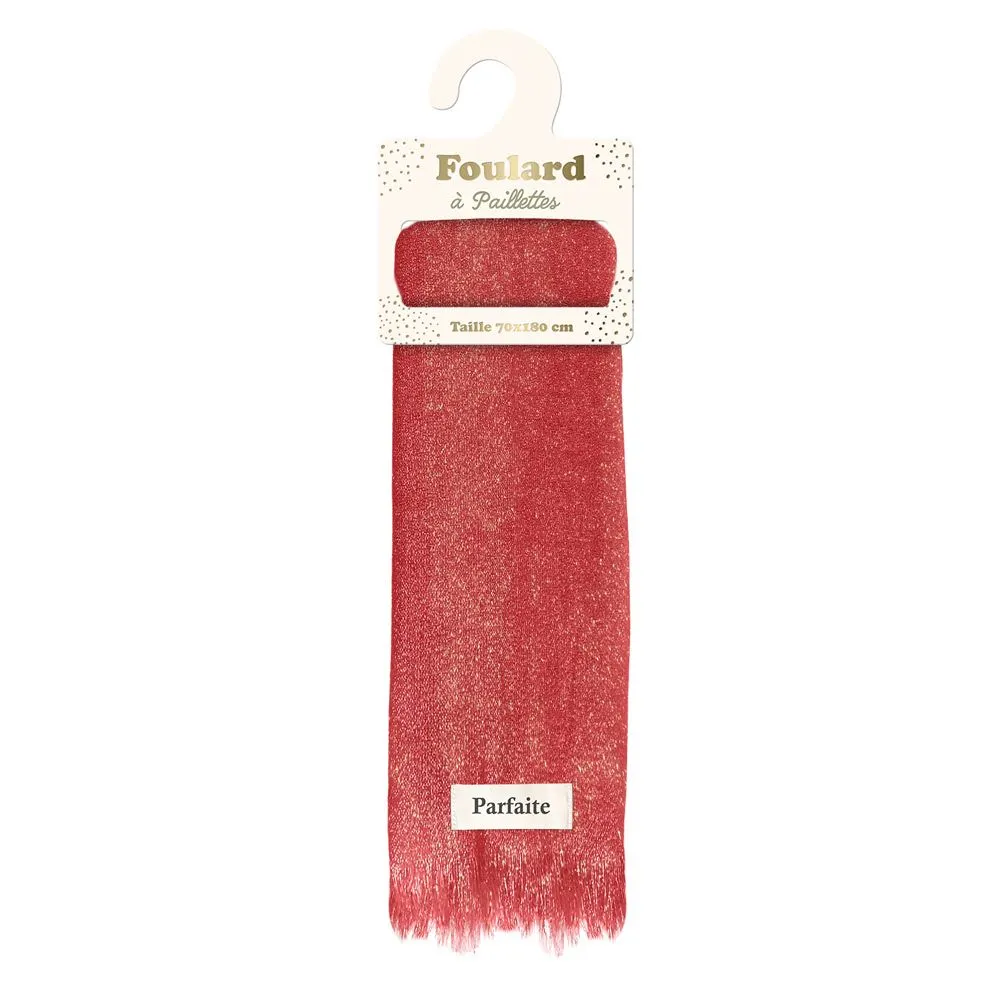[STC-CD10277V03] Foulard paillettes Parfaite