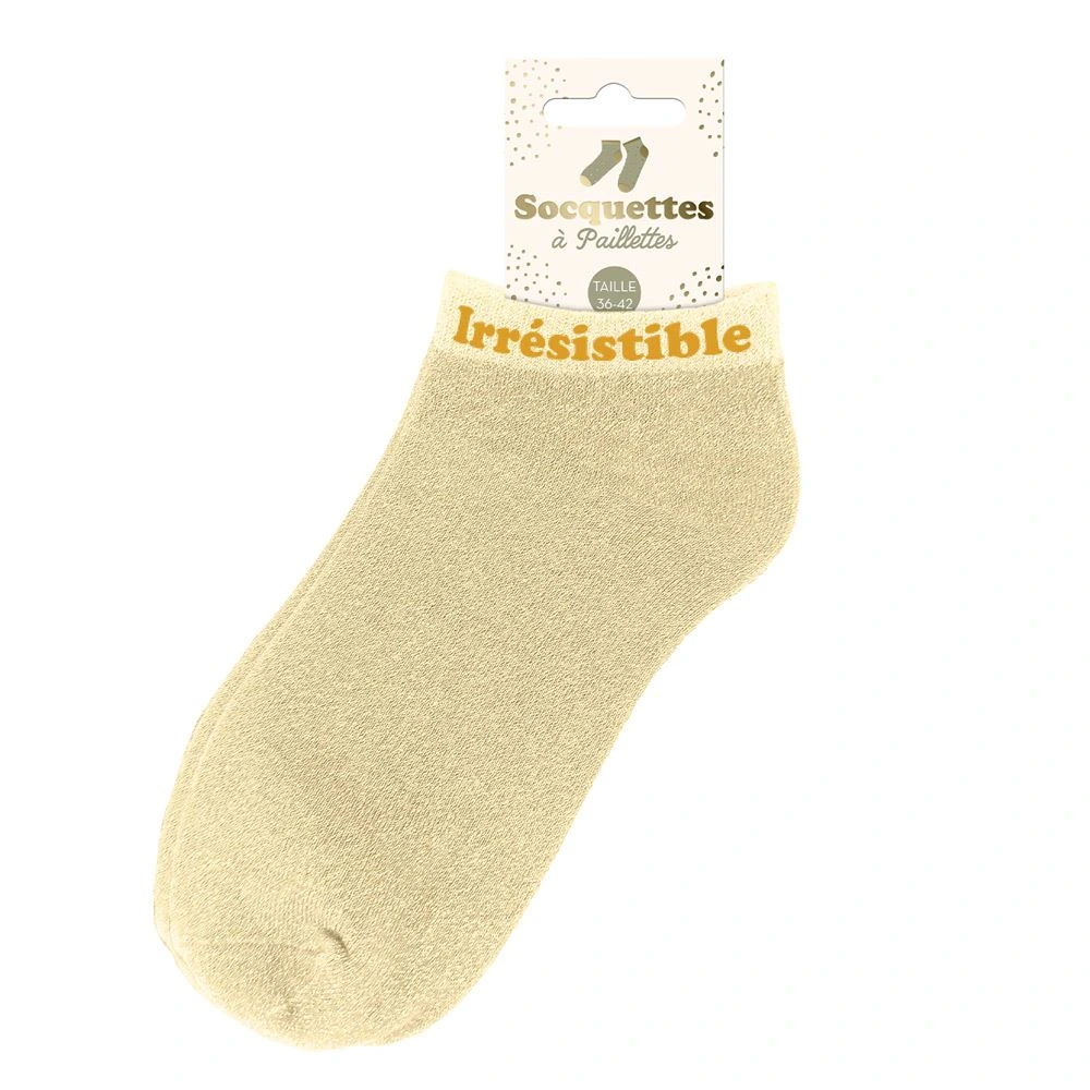 [STC-CD10247V02] Socquettes Paillettes Irrésistible