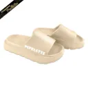 Claquettes Paillettes Pipelette Beige