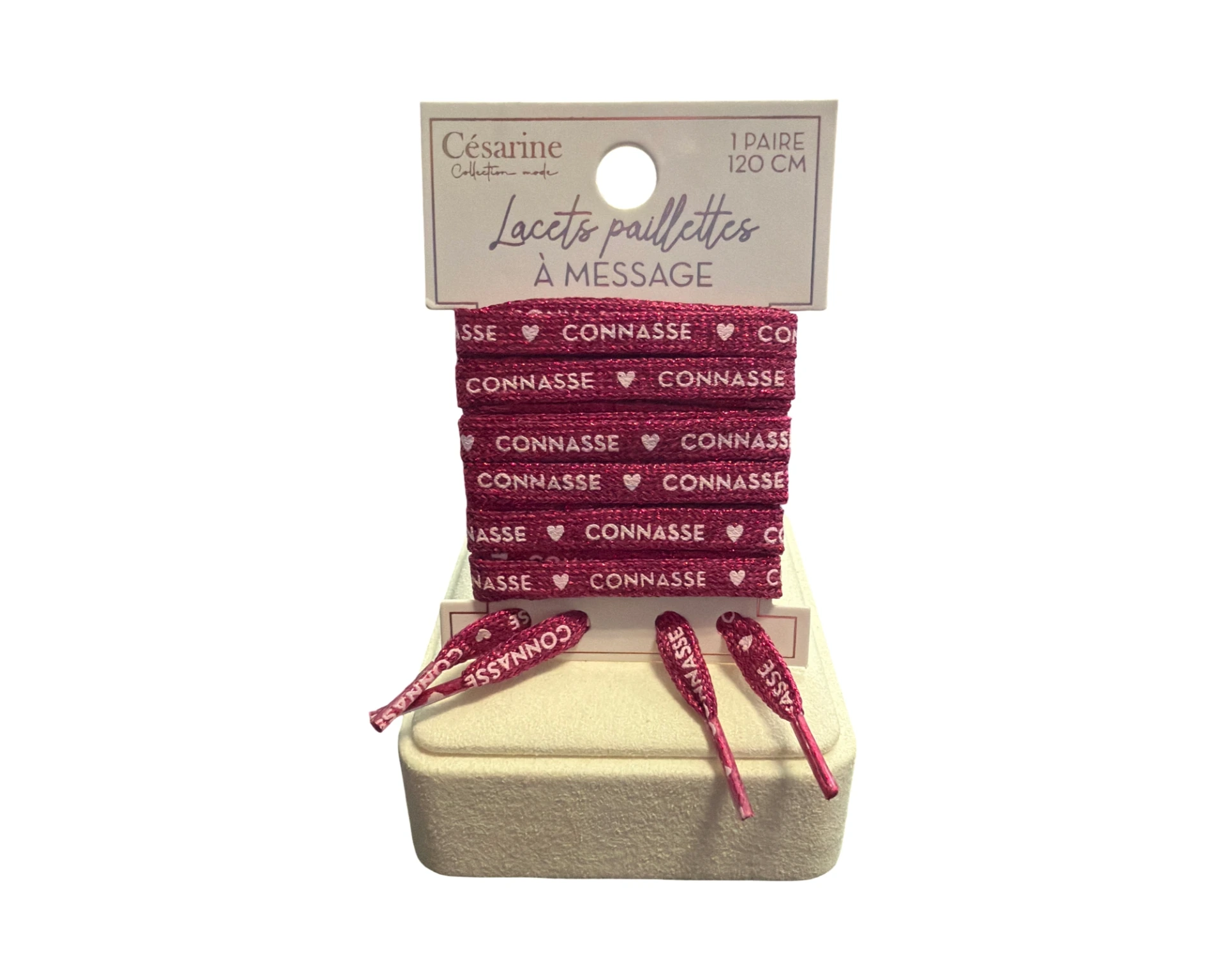 Lacets paillettes Connasse