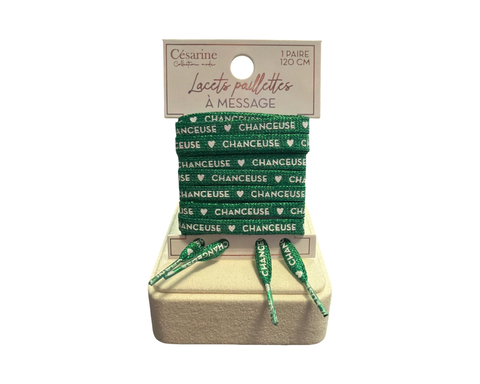 Lacets paillettes Chanceuse