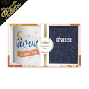 Coffret mug chaussette paillettes rêveuse