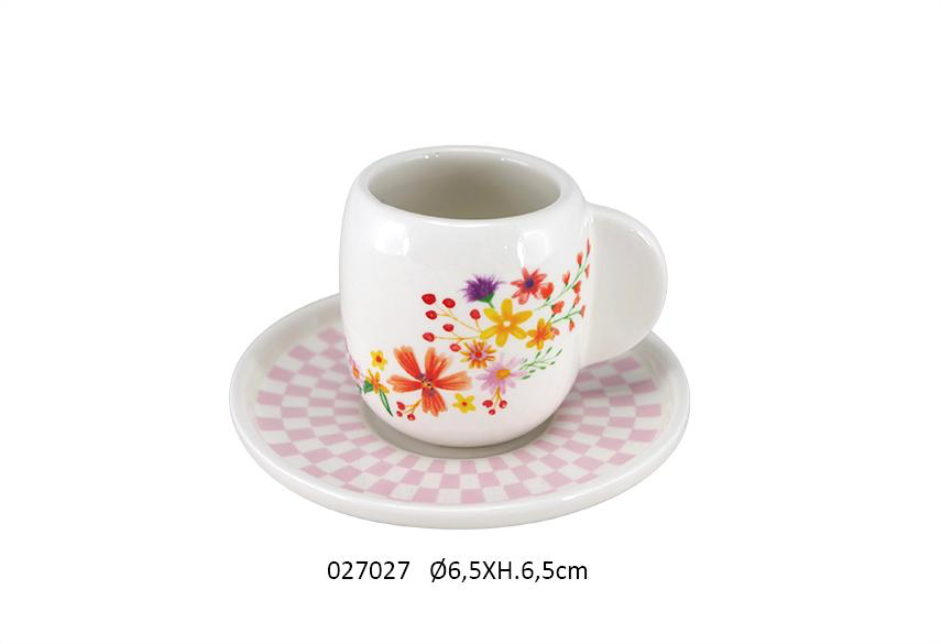 [FAYE-027027] Tasse + Soucoupe  'Champetre'