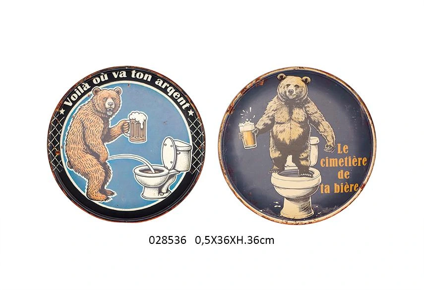 Deco Murale Ours Epicurien