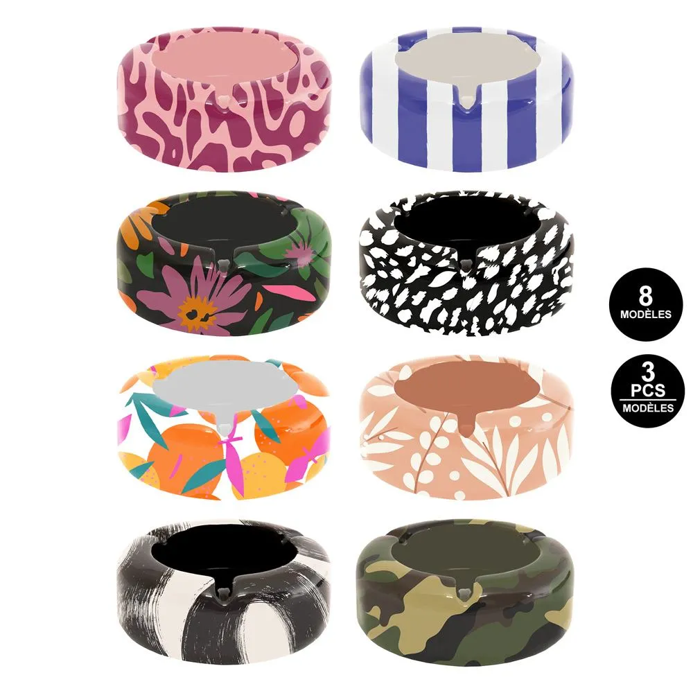 [STC-8979B] Cendriers motif 8 mods