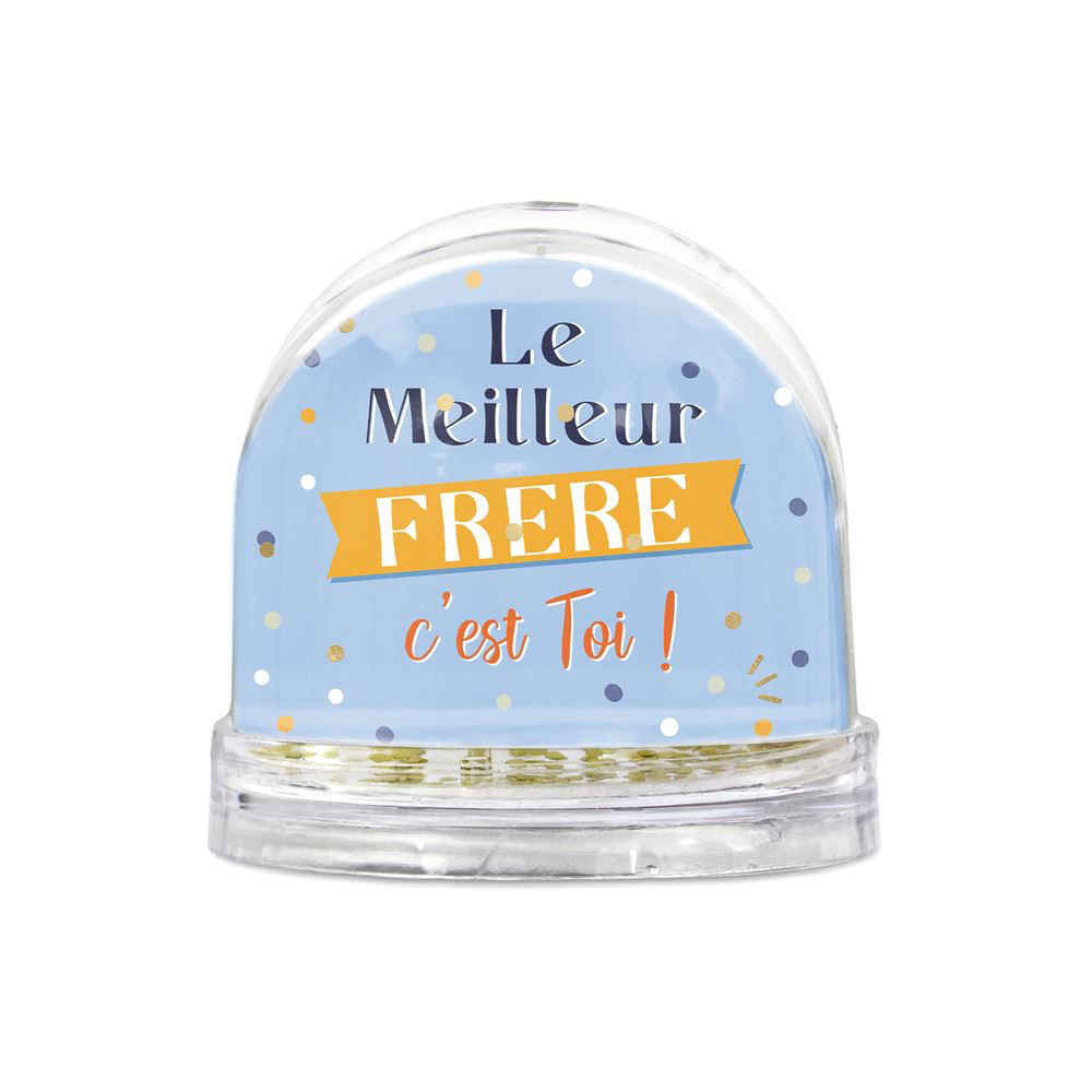 [STC-CD7575_07] Boule à neige "Meilleur frère"