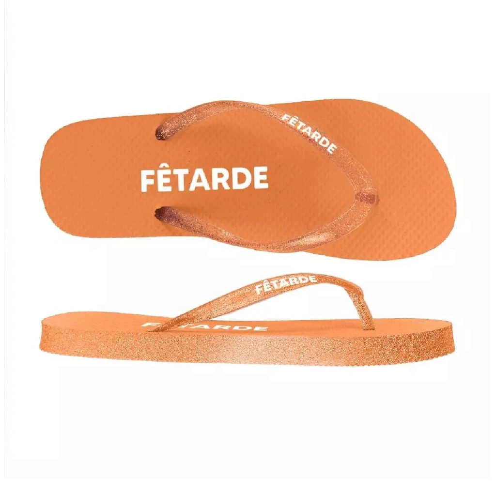 [STC-CD10402-1] Tongs Fêtarde corail (36 - 37)