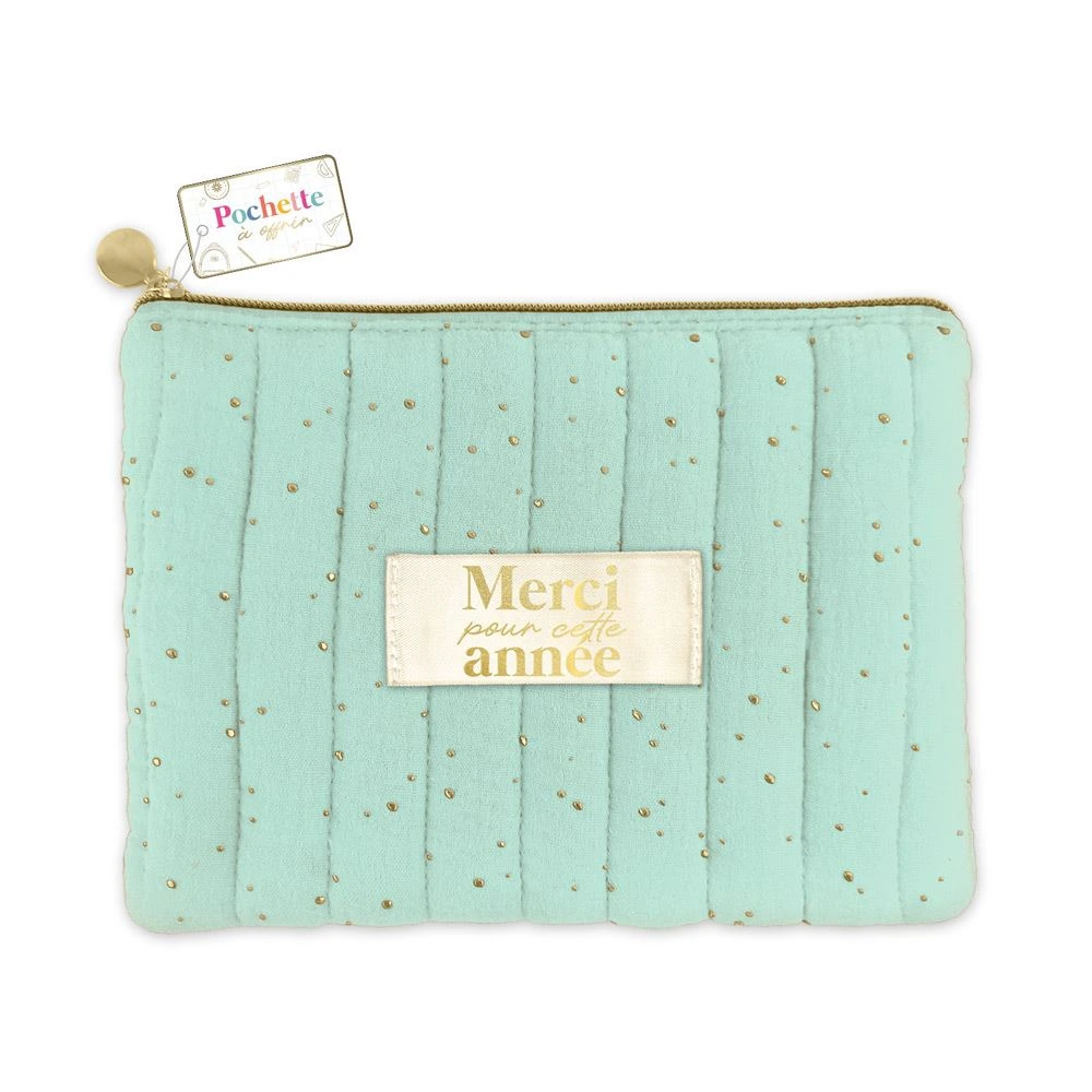 [STC-CD10544V02] Pochette Gaze De Coton Merci Pour Cette Annee