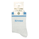 Chaussettes Paillettes A Bandes Reveuse