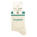 Chaussettes Paillettes A Bandes En Petard