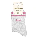 Chaussettes Paillettes A Bandes Baby
