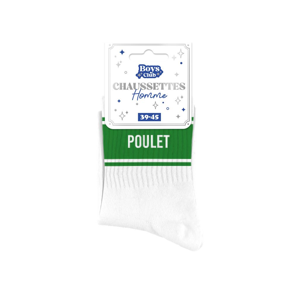 [STC-CD10782V07] Chaussettes Homme A Bandes Poulet