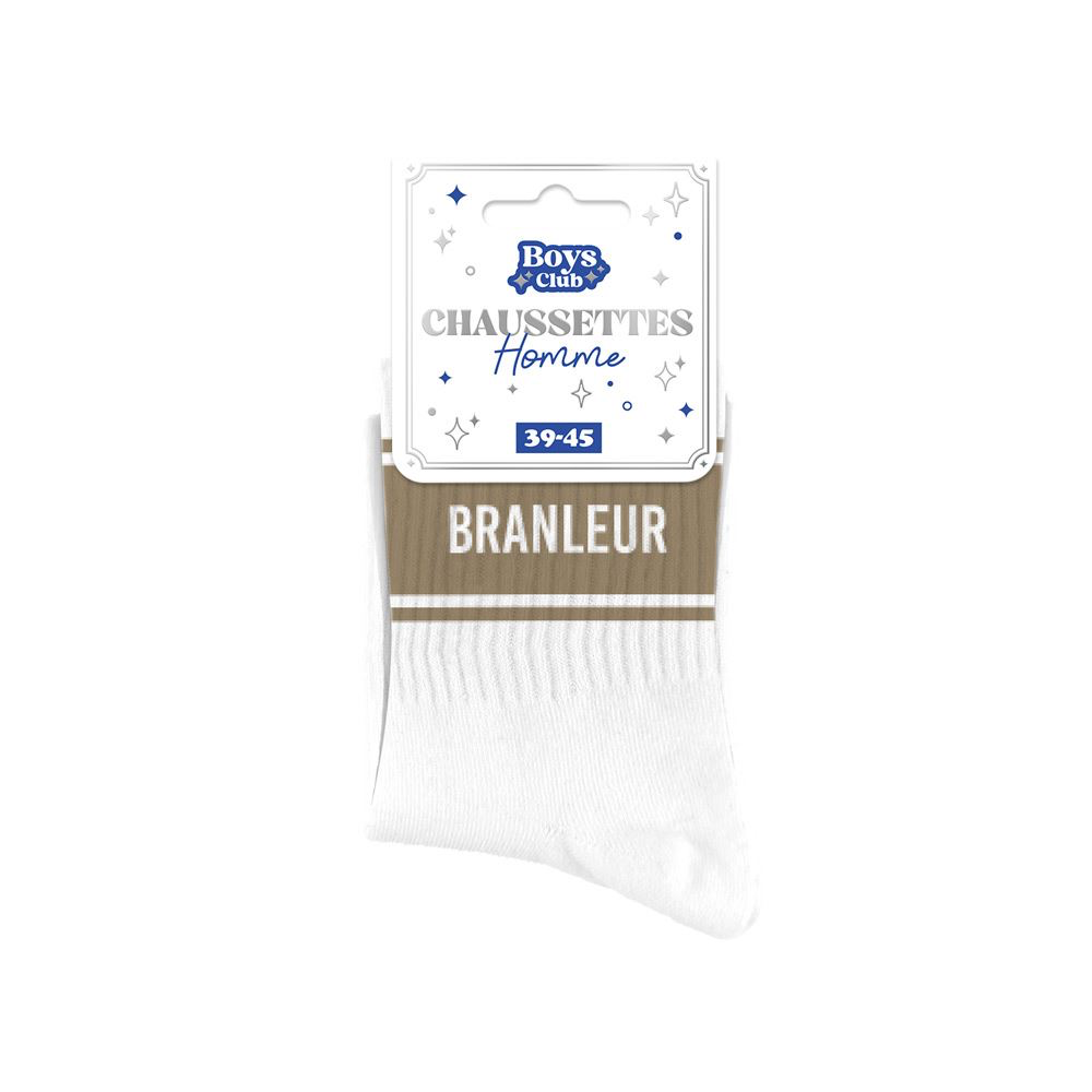 [STC-CD10782V09] Chaussettes Homme A Bandes Branleur