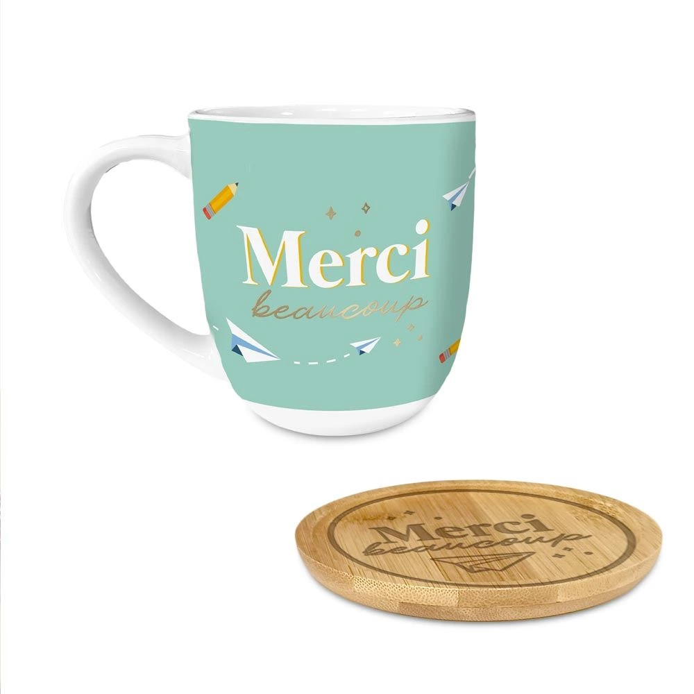 [STC-CD10525V02] Coffret Cadeau Tasse Merci Beaucoup