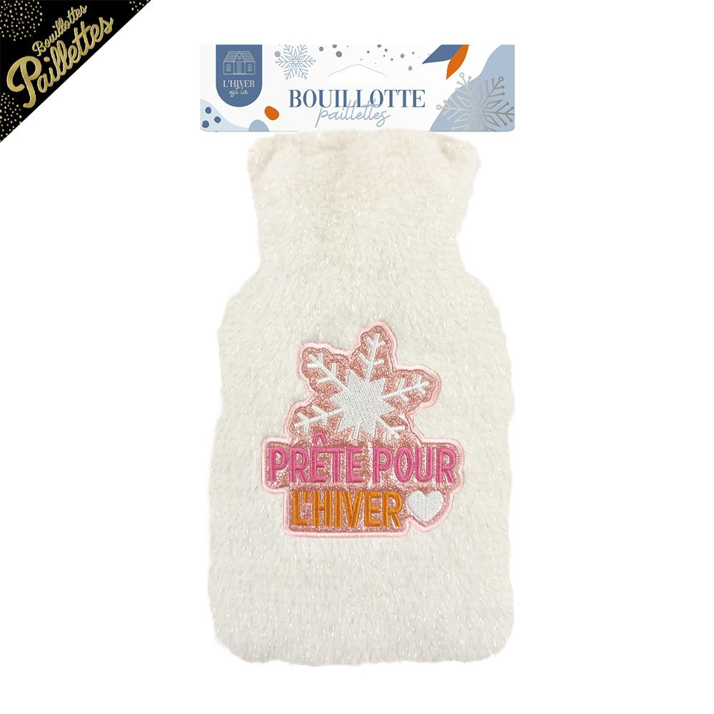 [STC-CD10710V02] Bouillotte Patch Paillettes Prete Pour L Hiver
