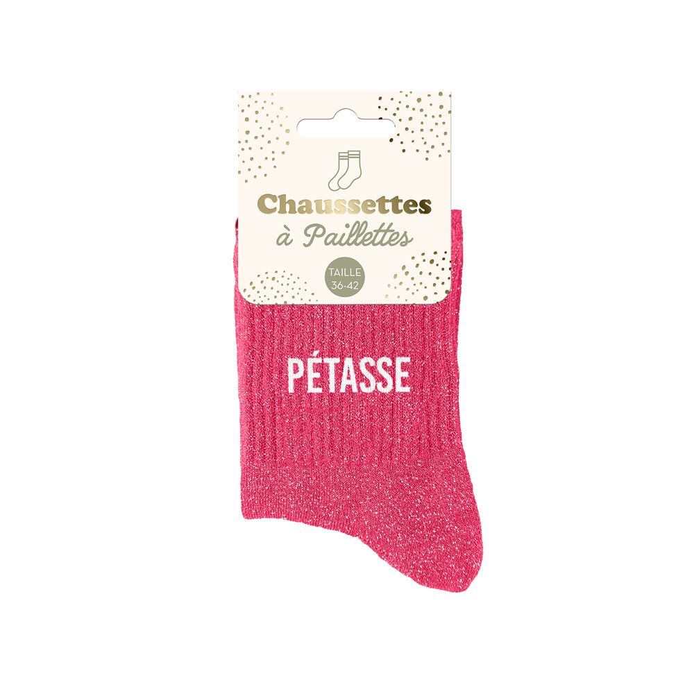 [STC-CD8425V151] Chaussettes paillettes pétasse