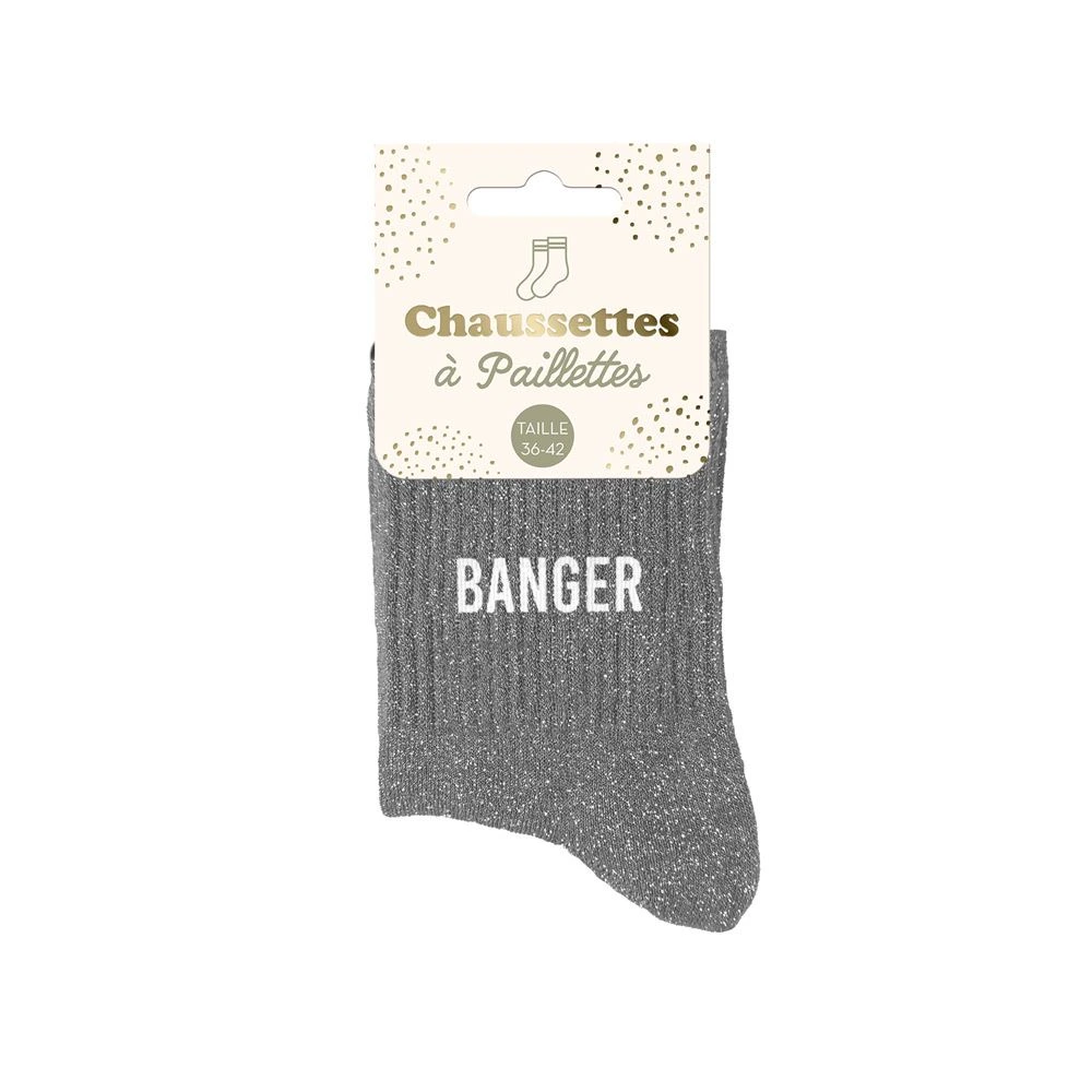 [STC-CD8425V156] Chaussettes paillettes banger
