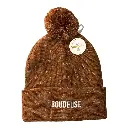 Bonnet pompon paillettes "boudeuse"