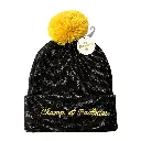Bonnet pompon paillettes "champ..."