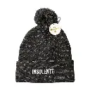 Bonnet pompon paillettes "insolente"