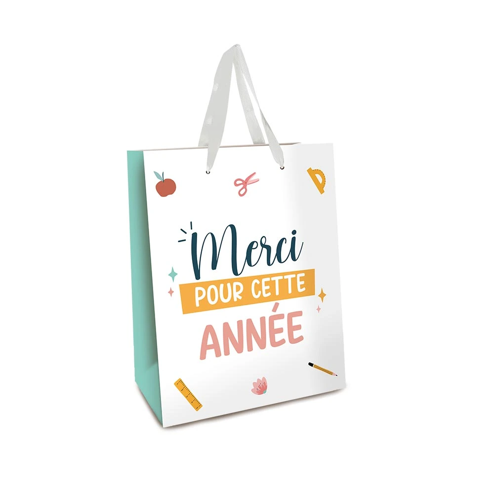 [STC-CD6621] Pochette cadeau mm "merci pour cette annee"