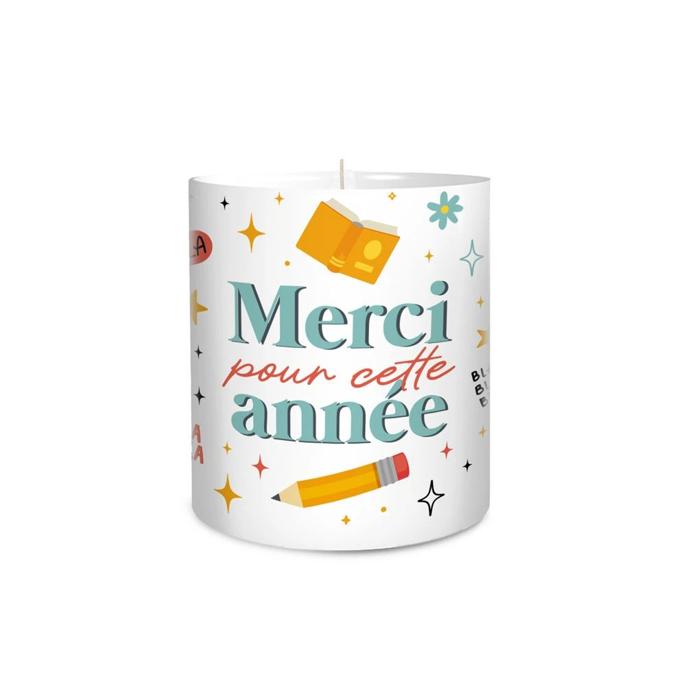 [STC-CD10817V04] Bougie "Merci pour cette année"