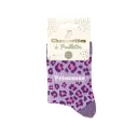 Chaussettes Paillettes Leopard Princesse