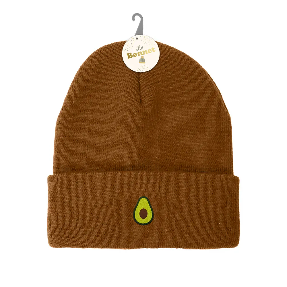 [STC-CD8423V04] Bonnet brode aubergine