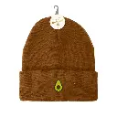 Bonnet brode aubergine