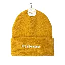 Bonnet brode "frileuse"