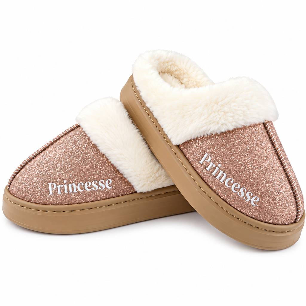 [STC-CD10662ASS-5] Chaussons Princesse (à paillettes) (36 - 37)
