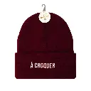 Bonnet brode "a croquer"