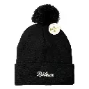 Bonnet pompon brode "raleur"