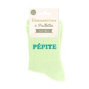 Chaussettes Paillettes Tuftees Pepite
