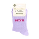 Chaussettes Paillettes Tuftees Bitch