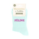Chaussettes Paillettes Tuftees Feline