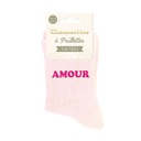 Chaussettes Paillettes Tuftees Amour