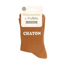 Chaussettes Paillettes Tuftees Chaton