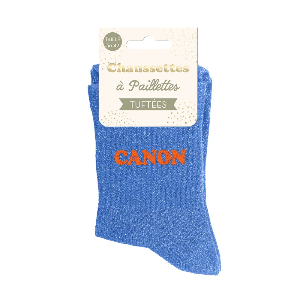 [STC-CD10848V20] Chaussettes Paillettes Tuftees Canon