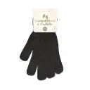 gants hiver a paillettes noir