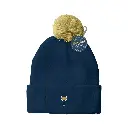 Bonnet brode pompon picto vin