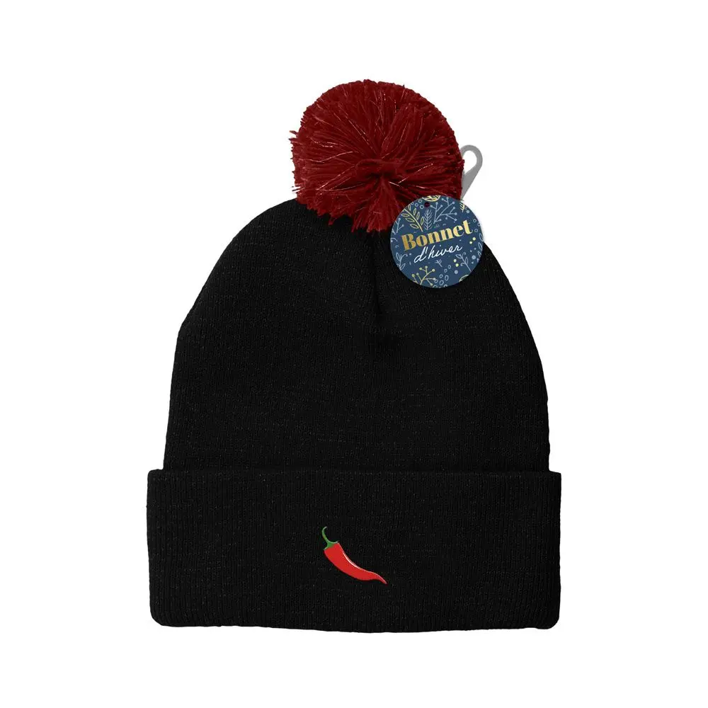 [STC-CD9389V07] Bonnet brode picto piment